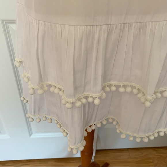 🌴Lilly Pulitzer White Tank Pom Pom Dress - Picture 4 of 6